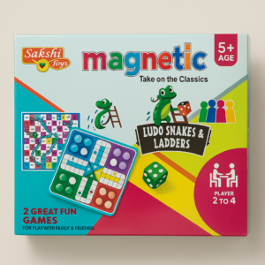 Sakshi Toys Magnetic Ludo & Snakes & Ladders Game Set
