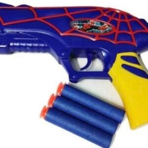 Spider Hero Soft Bullet Gun Toy with Foam Darts – Safe Kids Blaster Toy