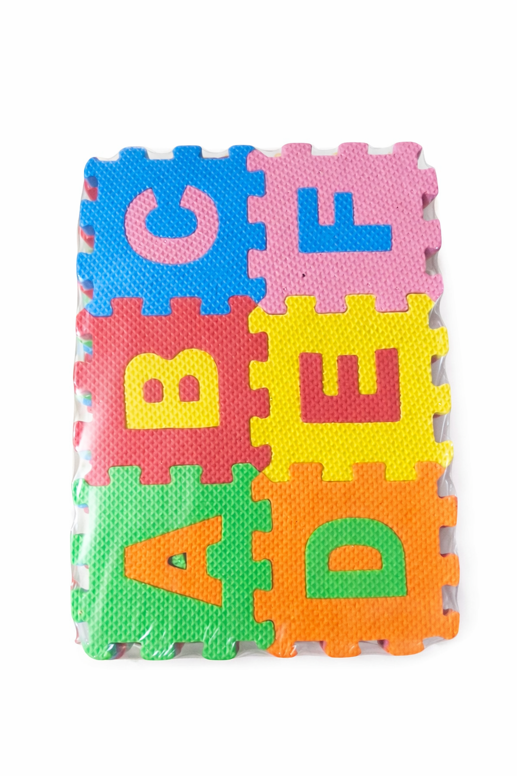 EVA Foam Alphabet Puzzle Floor Mat for Kids (6 Pieces)
