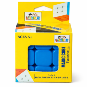 3x3 Magic Cube Puzzle Toy for Kids & Adults | High-Speed Stickerless Brain Game
