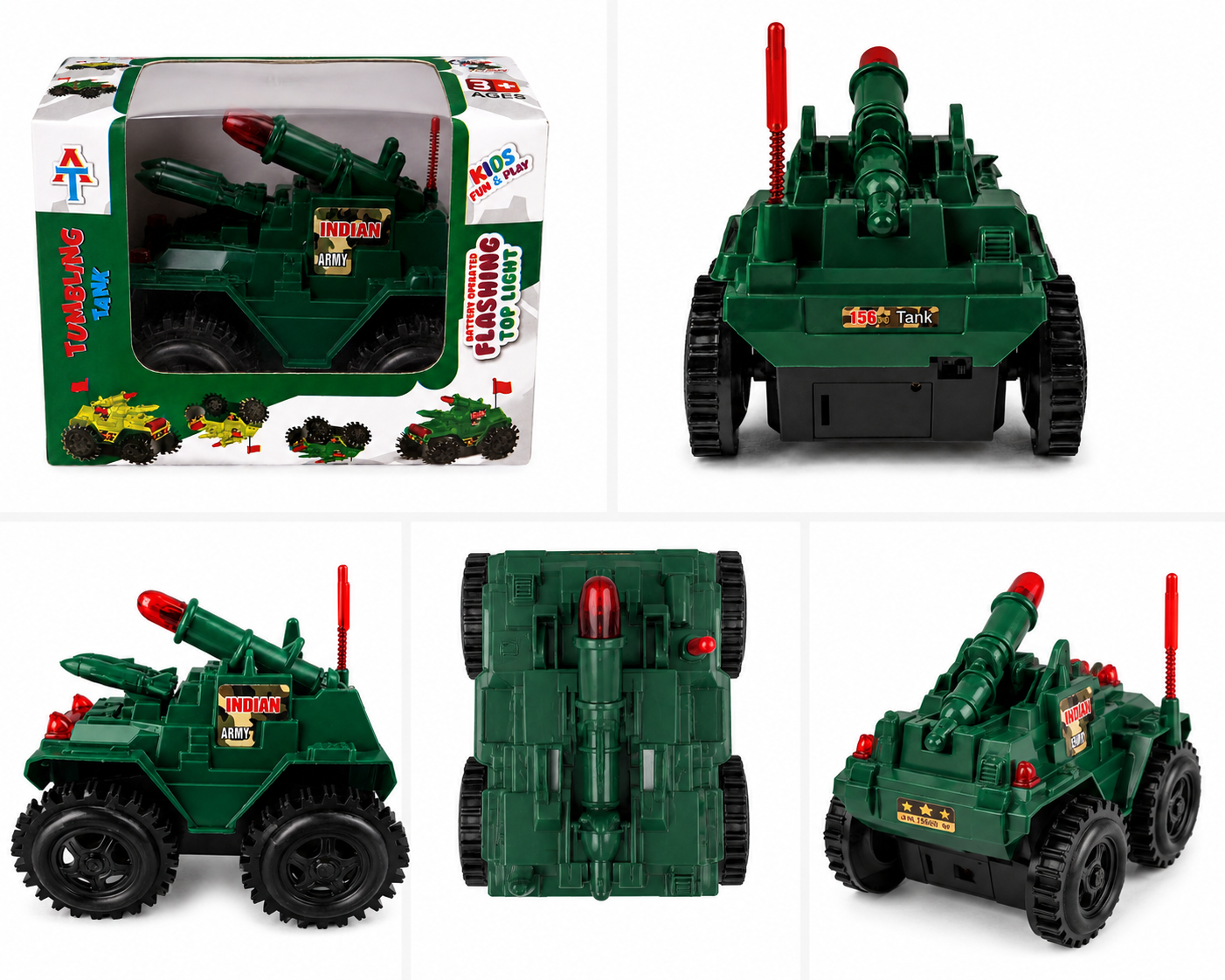 Indian Army Military Toy Vehicle for Kids - Image 5